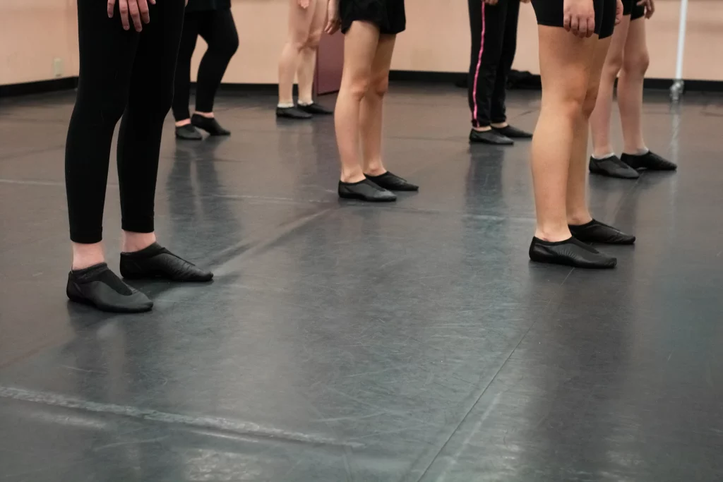 Jazz Dancers In Class