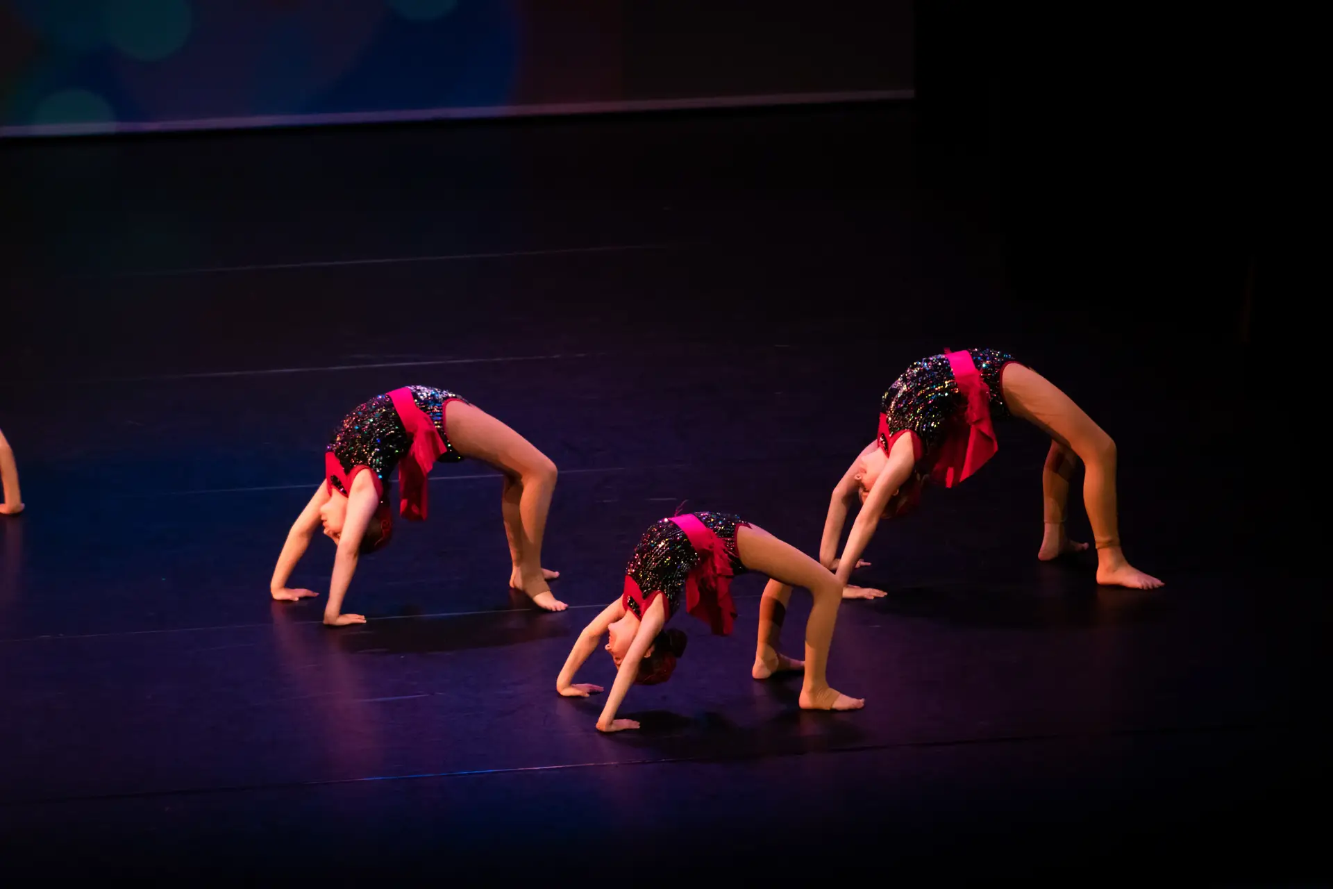 Acro Dancers In Orleans Dance Class