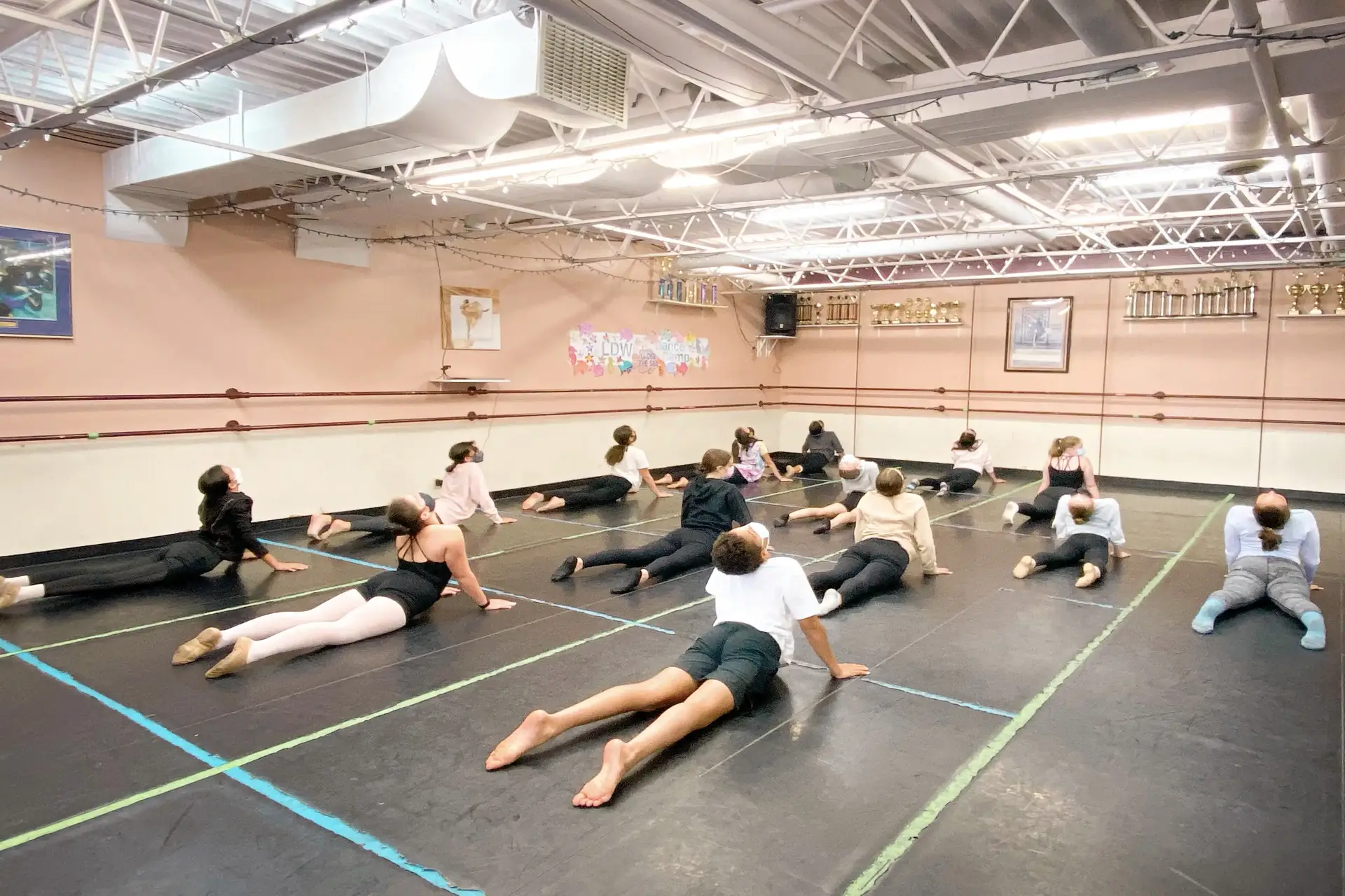 Dancers taking part in an Alixa Dance Class