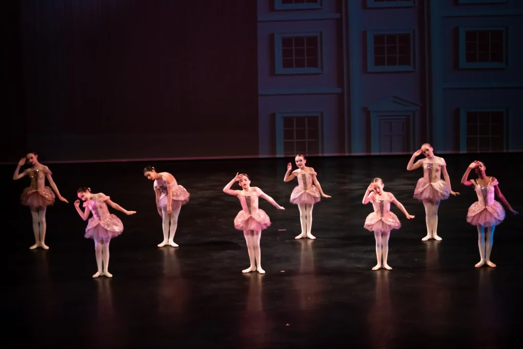 Orleans Ballet Dances Performing In Class