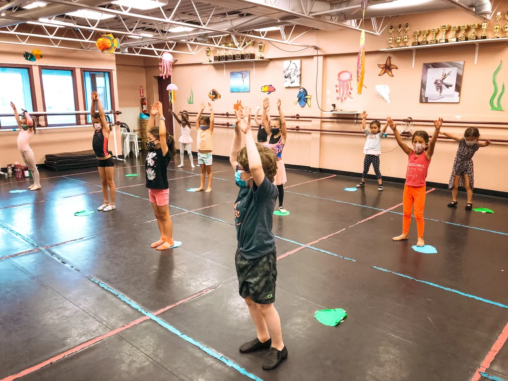 Orleans students dancing in summer camp