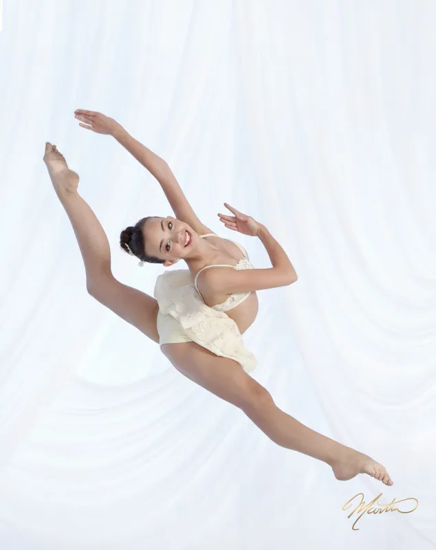 Ballet Dance Student Performing