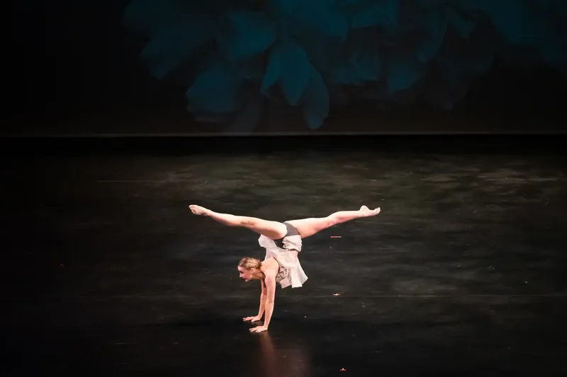Contemporary dancers performing on stage in Ottawa